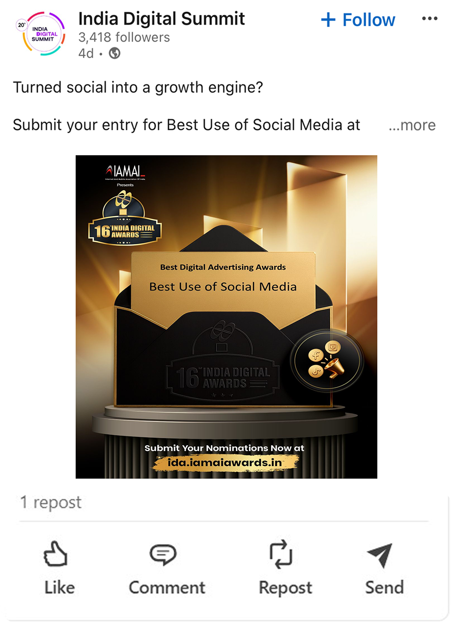 linkdin-3 india digital summit 2025